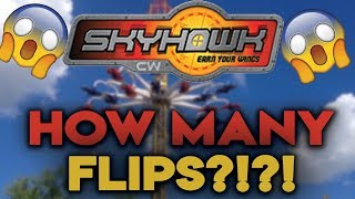 How Many Flips On Skyhawk  Canadas Wonderland [upl. by Hilliard]