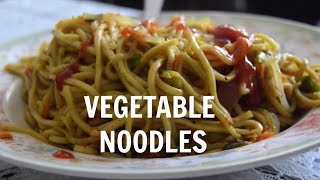 Vegetable Noodles Recipe  Vinitas 5Star Kitchen [upl. by Godden728]