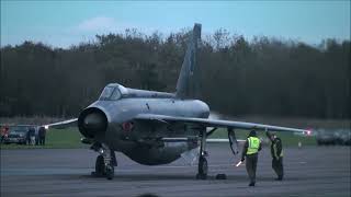 Bruntingthorpe 9th November 2013 LPG Lightning F 6 Twilight Run [upl. by Belshin603]