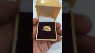 6Grams om ring 916 gold ring gents design new shorts viralvideo om traditional halmark [upl. by Aleakcim]