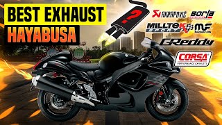 Suzuki Hayabusa Exhaust Sound 🔥 ReviewUpgradeModsCompilationStockAkrapovicYoshimuraBrocks [upl. by Willetta]