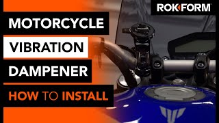 ROKFORM Motorcycle Mount Vibration Dampener Installation [upl. by Wickman35]