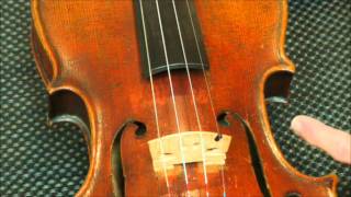 How to position violin bridge [upl. by Freemon]