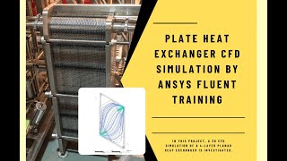 Heat Exchanger Beginner Plate Heat Exchanger CFD Simulation [upl. by Crudden]