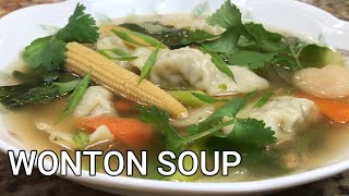 How to Make Wonton Soup with Trader Joe’s Chicken Cilantro Mini Wontons  Easy  20Minute Meal [upl. by Gerti]