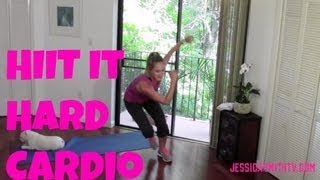 Full Length 30Minute High Intensity Interval Training Workout  HIIT It Hard Cardio [upl. by Lethia]