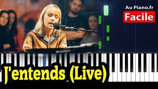 Angèle Live  Jentends Piano Cover Karaoké aupianofr [upl. by Amity]