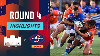 Edinburgh v DHL Stormers  Highlights  Round 4  URC 202425 [upl. by Icnarf170]