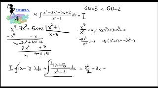 1Ejemplo Integrales racionales Caso con grado del denominador mayor con el denominador [upl. by Palmira183]