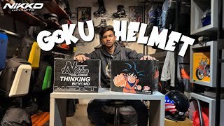 NIKKO HELMETS THH  GOKU HELMET  AT HELMETWALA  OPEN FACE  FULL FACE  nikkohelmets [upl. by Randa]