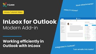 Video Tutorial InLoox for Outlook Modern Addin [upl. by Anaibaf]