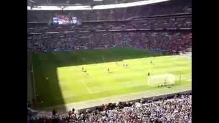 Bobby Zamora Play Off Final goal celebrations [upl. by Trebliw226]