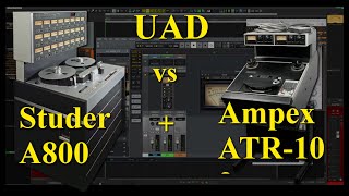 UAD Studer A800 vs Ampex ATR102 [upl. by Akema201]