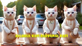 Kucing Nyanyi Sholawatan ALLAHUL KAFI RABBUNAL KAFIWanimal Kafi Alhamdulillah  Kucing Sholawatan [upl. by Hajin]