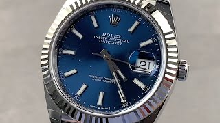 Rolex Datejust 41 126334 Rolex Watch Review [upl. by Refinej641]