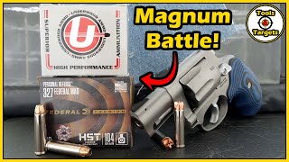 Battle of The BESTHST vs Xtreme Defender 327 Magnum SelfDefense AMMO Test [upl. by Ayek]