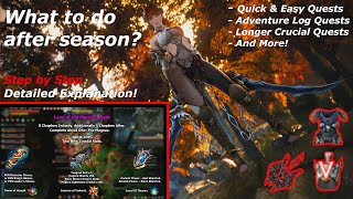 BDO  Exactly What To Do After Season  Step By Step Explanation [upl. by Elroy]