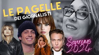 Le pagelle dei giornalisti dei brani di Irama Annalisa Emma Alessandra Amoroso Sanremo 2024 [upl. by Leuqram]