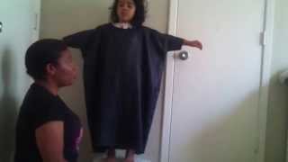 How to make a belted abaya [upl. by Yssenhguahs61]