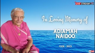 The Funeral Service of Adiamah Naidoo [upl. by Means]