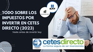 ¿Cómo pagar impuestos en cetes en el 2023 [upl. by Bili]