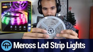 Meross Smart Light Strip Impressions [upl. by Nallek]