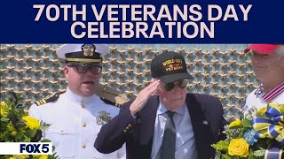 DC Celebrates the 70th Anniversary of Veterans Day [upl. by Yojenitsirk174]