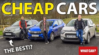 Whats the best CHEAP new car Citroen vs Dacia vs Toyota  What Car [upl. by Balbur]