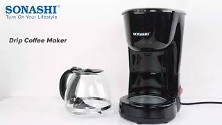 How to Brew Perfect Coffee with the Sonashi Drip Coffee Maker  StepbyStep Guide  SCM4920 [upl. by Ahgiel521]