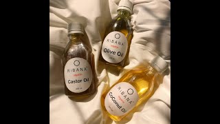 How to mix Coconut Oil Castor Oil and Olive Oil  Ribana Organic [upl. by Justis]