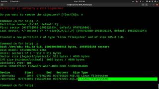 Partitioning and Formatting a Disk Drive in Linux [upl. by Ettevol]