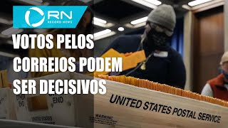 Eleições nos EUA votos pelos correios podem ser decisivos [upl. by Arded316]