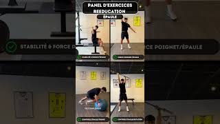 On te montre 4 exercices pour une rééducation optimale de lépaule 💪 [upl. by Plossl]