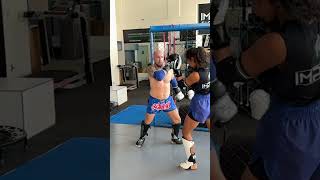 Lean back e contra golpe para Muay Thai [upl. by Beker]