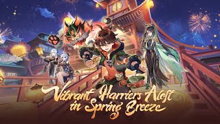 Version 44 Trailer OST  Vibrant Harriers Aloft in Spring Breeze  Genshin Impact [upl. by Ronacin]