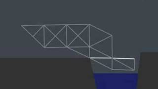 Bridge Building Game Level 15 [upl. by Laryssa]