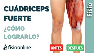 Los 6 MEJORES EJERCICIOS para FORTALECER los CUÁDRICEPS en casa sin material [upl. by Nerro]