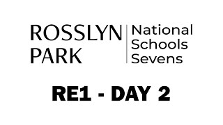 LIVE  Rosslyn Park National School Sevens 2023  RE1 day 2 [upl. by Ybbil]