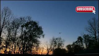 HS600D DRONE timed flight in time lapse [upl. by Norvin]