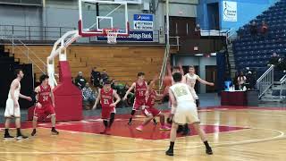 Class D South boys basketball quarterfinal Vinalhaven vs Rangeley [upl. by Halac]