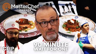 90 Minute Wait For One Little Girl  MasterChef Canada  MasterChef World [upl. by Kramal]