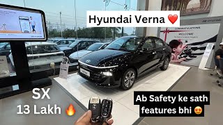 Hyundai Verna ❤️ 2023 SX 13L🔥 Most VFM 5 star ⭐️ Safety rating Now Safety with features verna [upl. by Nilerual444]