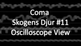 Coma  quotSkogens Djur 11quot Amiga MOD Oscilloscope View [upl. by Phox]