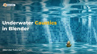 Underwater Caustics in 2 Minutes  Easy Blender Tutorial [upl. by Ecirehc633]