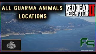 Red Dead Redemption 2  All 8 Missable Guarma Animals Locations Chapter 5 [upl. by Slayton]