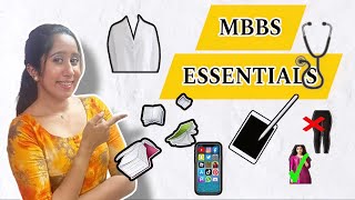 What to buy for MBBS 1st year ⁉️ MBBS essentials Malayalam Medical College shopping [upl. by Annoved584]