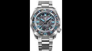 Unboxing amp Review Zelos Titanium Hammerhead 3 LE By Serious Watches [upl. by Trilby]