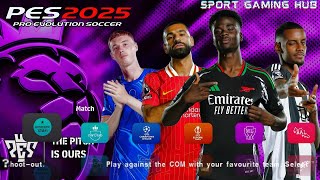 PES 2025 PPSSPP  Pro Evolution Soccer PSP Mod eFootball PES 2025 [upl. by Karola]