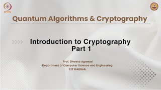 Introduction to Cryptography  Part 1 [upl. by Ailadgim]