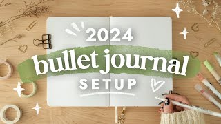 My 2024 Bullet Journal Setup [upl. by Whitehouse]